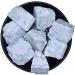 Gemstone Natural Quartz Crystal White howlite Rough raw Crystal Stone for Garden Decoration 8pcs Full of Texture - Buy Online on GoSupps.com
