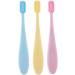 Minkissy 18-Part Infant Toothbrush Set | Soft Fur Children's Cleaning Brushes & Travel Tongue Scraper in Earth Colors - Buy Online on GoSupps.com