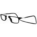 Clic Magnetic Reading Glasses for Men or Women Computer Readers Executive XL (XL-XXL Black 2.00 Magnification) Black 2.0 x