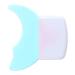 Eyelash Mascara Smear Shield Smoothing Surfaces Prevent Smudging Double Arc Various Angles Eyelash Applicator Baffle for Daily Use (Blue)