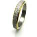 ENERGETIX 4YOU Elegant Designer Bicolor Magnetring 206 - Diamond Dust Partner & Wedding Ring Size 16-21 | Bestselling Engagement Ring - Buy Online on GoSupps.com