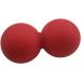 Fomiyes Peanut Massage Ball - Double Mobility & Yoga Roller for Muscle Relief | Fascia & Fitness Red - Buy Online on GoSupps.com