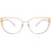 Buy Kachawoo Cat Eye Blue Light Blocking Glasses for Women | Retro Metal Eyeglasses Frame | Anti-Blue Light Computer Glasses - Gold with Clear Lenses - Buy Online on GoSupps.com