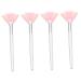 4pcs Makeup Brush Fan Highlighters Pink Powder Brows Cream Women Facial Brush The Face Cosmetic Miss