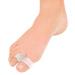 Orthotics Bunion Stretchers Toe Separators + Cuticle Remover Liquid 1 Fl Oz - 1 Pair Gel with 2 Holes for Foot Care - White - Buy Online on GoSupps.com