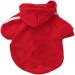 Ducomi 100% Cotton Dog Sweatshirt - Warm Monochrome Coat for Dogs of All Sizes (XS to 9XL) - Stylish Red Sweater for Small & Large Breeds - Buy Online on GoSupps.com