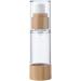 3 x 30ml Airless Pump Bottles - Empty Refillable Plastic Vacuum Emulsion Bottle Lotion Dispenser Cosmetics Vials Containers with Bamboo Pump Head for Cream Essential Oils Liquid Cleanser Shower Gel - Buy Online on GoSupps.com