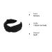 Buy AXY Black Vintage Fabric Headband with Knot - Beautiful Ladies Hair Accessory HR35 - Buy Online on GoSupps.com