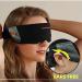 REEBENT Sleep Mask with Veil | 2 Storage Cases | 100% Light Blocking Cotton Eye Blinder | Ideal for Gift, Travel, Yoga | Best Sleeping Mask for Women and Men - Buy Online on GoSupps.com