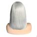 Smartinnov Grey Bob Human Hair Wig 8 Inch | T Part Lace Front Brazilian Remy Hair | Pre Plucked Natural Hairline | 180% Density | Short Bob Wig for Women - Buy Online on GoSupps.com