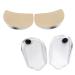 FOMIYES 2 Pairs After Corrective Pad Heel Lift Inserts Shoe Pads Heel Correction Insole Practical Insoles Half Transparent 7.8x4.3cm