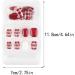 dijiusidy False Nail Perfect Matching Simple to Wear Fingernail Full Coverage Press Type Strong Viscosity Adjustable Paster Type 2 F741 Type 2 F741 - Buy Online on GoSupps.com