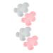 TEHAUX 4 Pcs Silicone Mold Candy Molds Silicone Bakeware Christmas Baking Pan Cupcake Mold Fudge Self Made 21.2X16.4X3CMx2pcs Assorted Color 1x2pcs
