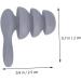 Buy Hemoton Soft Silicone Ear Plugs - Noise Cancelling & Waterproof for Sleeping & Travel - 4 Pairs Light Grey - Buy Online on GoSupps.com