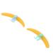 Eyelash Separator Tool Reusable Easy Cleaning Rubber Lash Extension Separator Yellow Silicone Assist in separating eyelashes during grafting for beauty salon