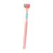 Sensory toothbrush tooth cleaning three bristles extra soft toothbrushes soft bristles non-slip V-shaped brush fully envelops the teeth.Care for adults women pink