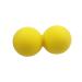 Beavorty lacrosse yoga mat with high density and tear resistance massage balls massage balls towel towel joint hooker joint massage ball joint massage ball peanut balls ice hockey massage device medium yellow