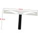 Didiseaon 1pc Eyebrow Template Eyebrow Shaping Stencil Eyebrow Ruler Stainless Steel Triangular Ruler Size 1 As Shown - Buy Online on GoSupps.com