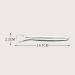 Stainless Steel Tongue Cleaner & Scraper - Dentist Recommended Prevents Bad Breath 14.7x2.3cm - Buy Online on GoSupps.com