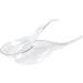 100PCS Plastic Spoons 4.7Inch Disposable Appetizer Spoons Heavy Duty Plastic Cutlery Transparent and Robust Tasting Spoons for Desserts Soups Sushi Dipping Sauces - Buy Online on GoSupps.com