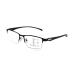 Progressive Multifocus Reading Glasses for Men Blue Light Blocking Readers Fashion Half Frame Anti Glare Glasses (Color : Black Size : 1.5x)