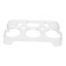 Yardenfun Egg Storage Box Plastic Organizer Bins Drawer Fridge 6 Eggs Tray Egg Tray Container Box Refrigerator Assorted Color 14.8x9.7x2cm