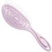 CS Beauty Eco Friendly Straw Hairbrush Flexible Soft Pin Bristles Detangling Wet/Dry Hair Head Massaging Pro Pink