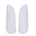 Inserts Heel Cups GEL Foot Care Shock Absorption Cushion Liner Adult Comfort Sports for Spurs and Heel Blister Prevention(Medium) Clear