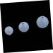 NUOBESTY 9pcs Resin Epoxy Candle Molds Mini Sphere Diy Silicone Mold Epoxy Resin Crystal Epoxy Bracelet Beads White 3.50X3.50X3.50CM - Buy Online on GoSupps.com