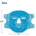 Face Ice Roller Gel Mask Set - 2PCS Reusable Eye Masks for Dark Circles & Puffiness Relief - Cooling Skin Care Tool for Headache & Migraines - Gift for Women, Mom, Mothers Day - Buy Online on GoSupps.com