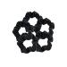 Kitsch Satin Scrunchies - Frizz Prevention and Style Preservation - 5 Pack in Black - Buy Online on GoSupps.com