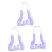 FRCOLOR 3pcs Beauty Tools Nose Lifter Straightener Lifting Nose up Clip nuzzle Nose straighteners Nose Beauty Clip Nose Beauty Tool t Tool Orthotics Nose Clip Shaper Shaping Booster Purple 5.3X3.8X1cmx3pcs Purplex3pcs