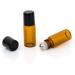12-Pack Amber Glass Essential Oil Roller Bottles - 3ml Capacity with Stainless Steel Roller Ball and 2 Droppers - Buy Online on GoSupps.com