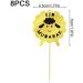 8 Pcs Eid Mubarak Cupcake Toppers Cute Sheep Ramadan Cake Toppers Paper Cupcake Decorative for Islamic Muslim - Buy Online on GoSupps.com