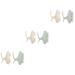 TOVINANNA 6 STK Shampoo Bush Massage Kamm A piece of funny hair straps Tool Hairhampoo Hair Windw scher Household Bureau Household Massage Combing Shampoo brush TPE