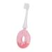 Healvian Toothbrush Silica Gel Pink Toddler Portable Cleaning Brush 1 piece (1 pack) Pink