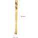 1pc Bamboo Wood Back Scratcher - Strong & Stable Traditional Wooden Back Massager for Ultimate Relaxation - Buy Online on GoSupps.com
