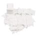 Plastic Floss Bobbins for Cross Stitch Embroidery Cotton Thread Craft Sewing Storage, Thread Cards, Friendship Bracelet Bobbins (White-120 Pcs )