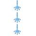 Beavorty 3st mini massage device cotton swab holder for on the way leg massage devices handle handles for motor vehicles blue massager head accessories baby bottle brush pink scratches scalp