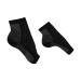 Healifty Plantar Fasciitis Socks Ankle Support Socks 2 Pairs L/XL (Black with White) Picture 2 2