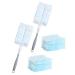 TAMOSH 60Pcs Duster Refills Electrostatic Duster Disposable Dusting Tools for Cleaning with 2 Handles for Home Ceiling Furniture Multi- Dusting