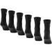 Buy adidas Unisex Cushioned Sportswear Crew Socks - 6 Pairs (19-21) | Black-White | International Shipping - Buy Online on GoSupps.com