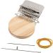 Speedweve Type Small Loom: Mini Mending Tool for Jeans, Socks & Clothes - DIY Weaving Arts (14 Hooks) - Buy Online on GoSupps.com