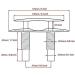 SUNOOM 5 Inch 316 Stainless Steel Boat Pull up Deck Cleat - Heavy Duty Marine Dock Cleat - Buy Online on GoSupps.com
