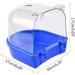 NINGVIHE Bird Bath for Cage Bird Bath Tub Bird Cage Accessories Parrot Bathing Tub for Small Birds Canary Budgies Parrots (A Style) - Buy Online on GoSupps.com
