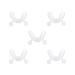 Set of 5 mouth guards Mouth guard for teeth grinding Mouth guard night guard Transparent set of 5 (Transparent)
