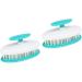 Magiclulu Scalp Massager Hairbrush - 2-Pack Shampoo Brush for Hair Washing & Scalp Care - Green - Buy Online on GoSupps.com