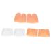 Healvian 3 Pairs Toe Sleeve Shoe Toe Protector Silicone Gel Toe Topper Socks Toe Sleeves Protectors Breathable Toe Covers Crease Protector for Sneakers Comfortable Toe Cover Anti-Slip Pads