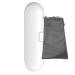 Travel case toothbrush Electrical for brown oral b travel toothbrush-etui toothbrush box protective cover with waterproof bag compatible electrical toothbrushes 1 handpiece & 2 plug-in brushes (white)