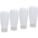 Lurrose 4PCs 60ml Travel Bottles - Refillable Silicone Containers for Shampoo Conditioner Lotion & Body Wash - Safe and Convenient Travel Accessories - Buy Online on GoSupps.com